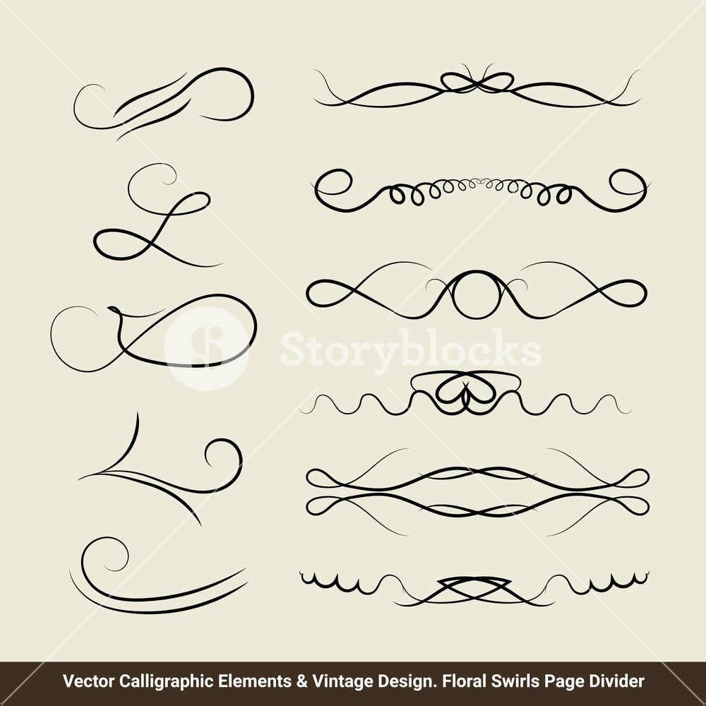 Victorian Calligraphic Wedding Invitations Vector Frame Element 1000x1000 Victorian Calligraphic Wedding Invitations Vector Frame Element