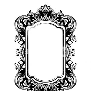 Photostock Vector Vintage Baroque Victorian Frame Border Tattoo 300x300 Photostock Vector Vintage Baroque Victorian Frame Border Tattoo