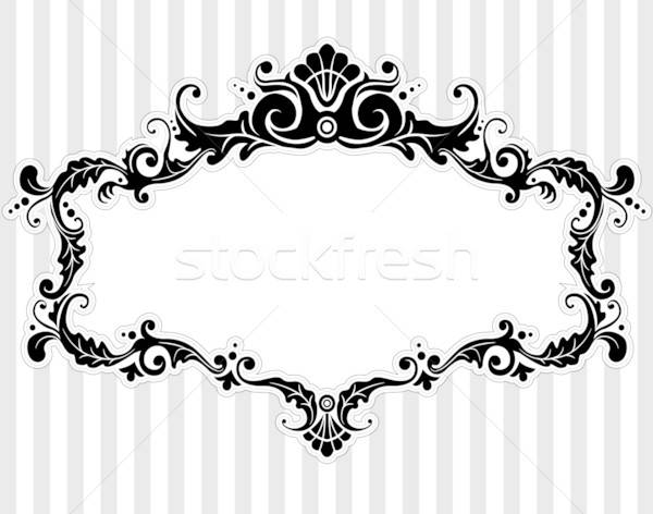 Victorian Frame Vector Illustration Lenm 600x472 Victorian Frame Vector Illustration Lenm