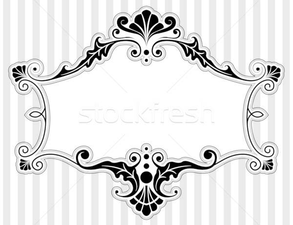 Victorian Frame Vector Illustration Lenm 600x460 Victorian Frame Vector Illustration Lenm