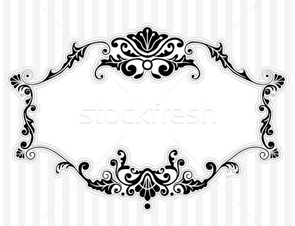 Victorian Frame Vector Illustration Lenm 600x460 Victorian Frame Vector Illustration Lenm
