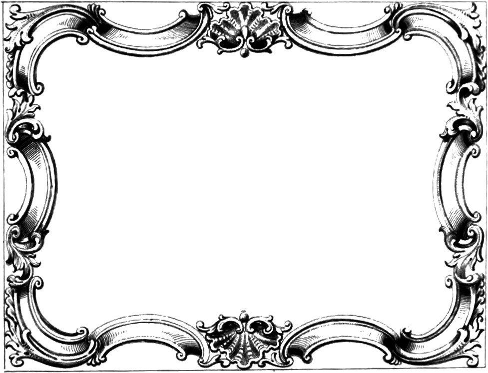 Victorian Frame Border Vector Download Vintage Ornate Border Frame 977x747 Victorian Frame Border Vector Download Vintage Ornate Border Frame
