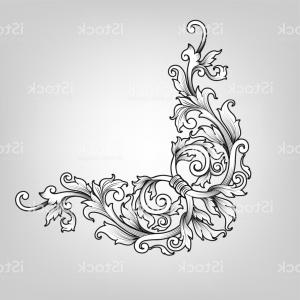 Vintage Baroque Victorian Frame Border Corner Monogram Floral 300x300 Vintage Baroque Victorian Frame Border Corner Monogram Floral