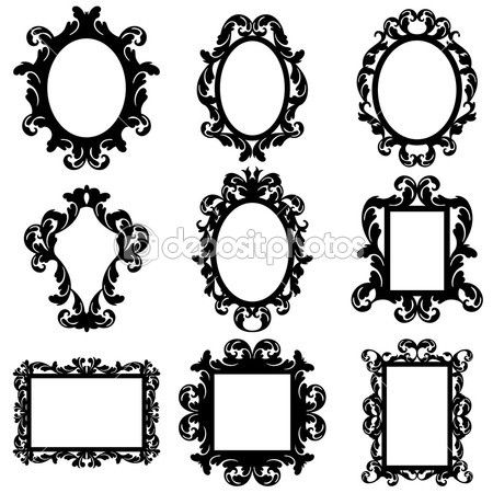 Antique Victorian Frames Stock Vector Enginkorkmaz 450x450 Antique Victorian Frames Stock Vector Enginkorkmaz
