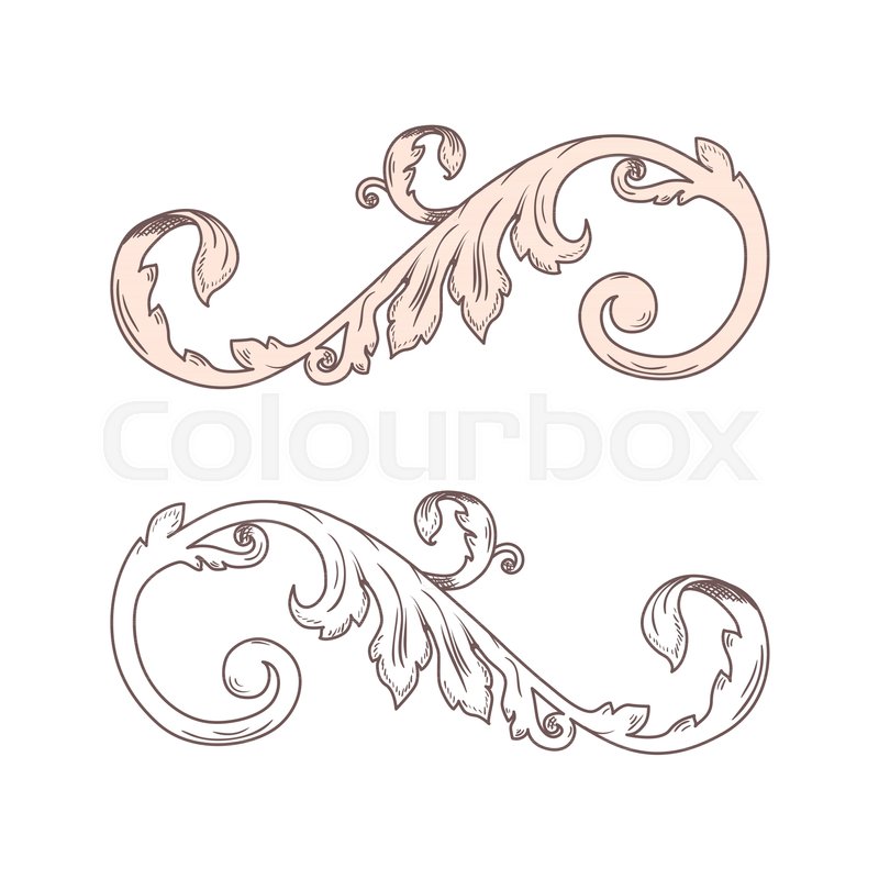 Vintage Baroque Victorian Frame Border Stock Vector Colourbox 800x800 Vintage Baroque Victorian Frame Border Stock Vector Colourbox