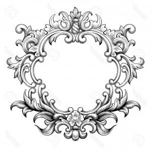 Baroque Frame Tattoo Mirror Photostock Vector Vintage Baroque 300x300 Baroque Frame Tattoo Mirror Photostock Vector Vintage Baroque