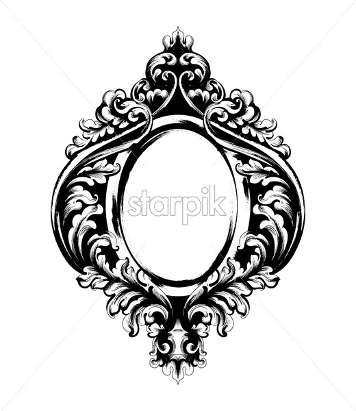 Classic Ornamented Frame Vector Victorian Border Monogram Floral 520x600 Classic Ornamented Frame Vector Victorian Border Monogram Floral