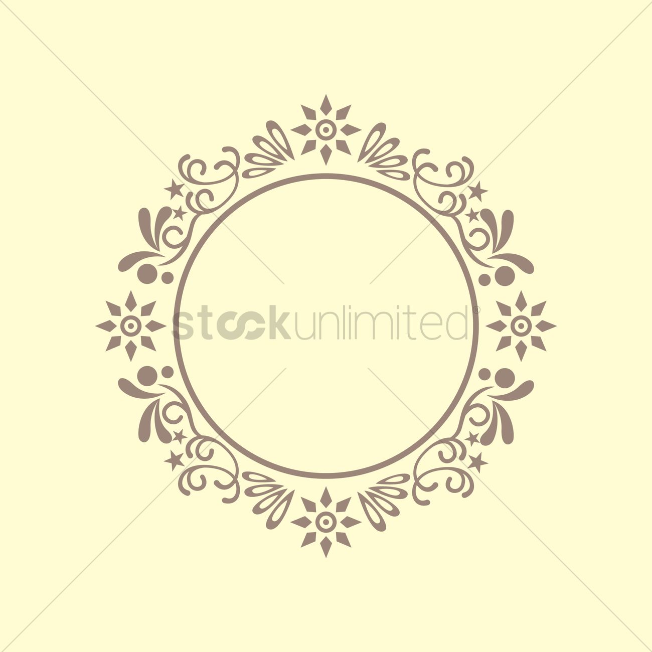 Floral Victorian Frame Vector Image 1300x1300 Floral Victorian Frame Vector Image