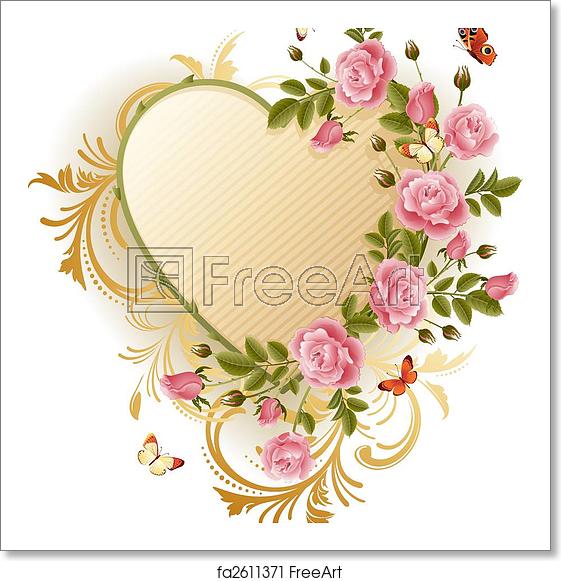 Free Art Print Of Victorian Frame Vector Illustration 561x581 Free Art Print Of Victorian Frame Vector Illustration