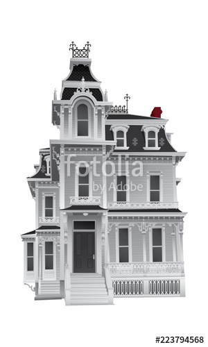 300x500 Victorian House Stock Image And Royalty Free Vector