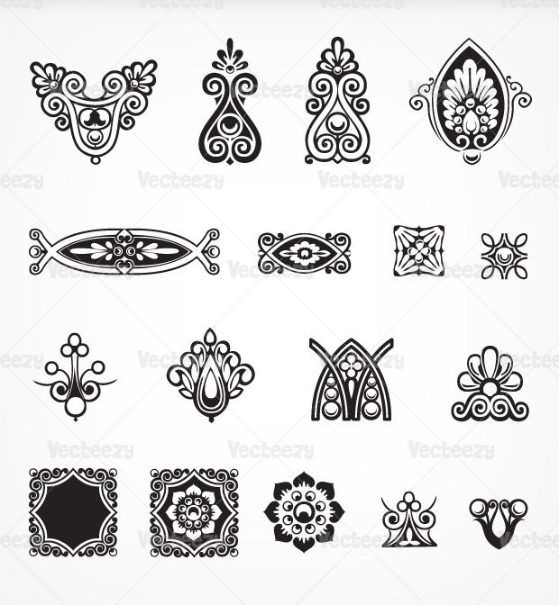 620x672 Victorian Ornament Vectors Design Inspiration Ornaments