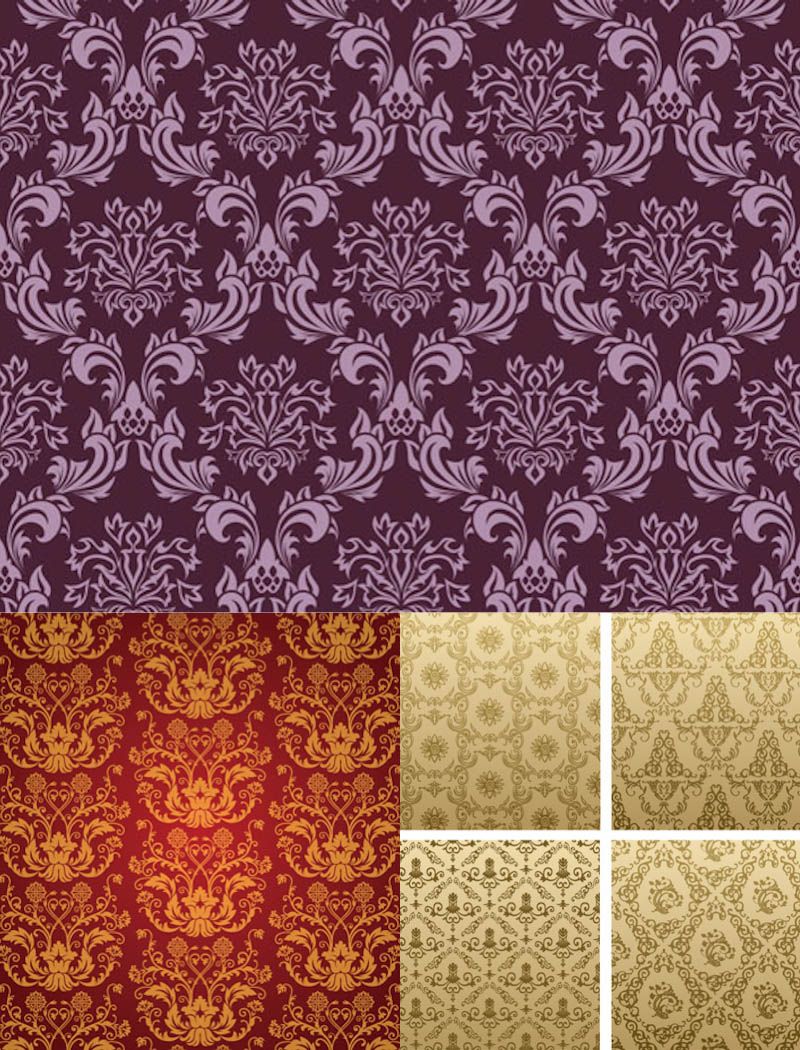 800x1050 Seamless Victorian Patterns Vector Victorian Beauty Victorian