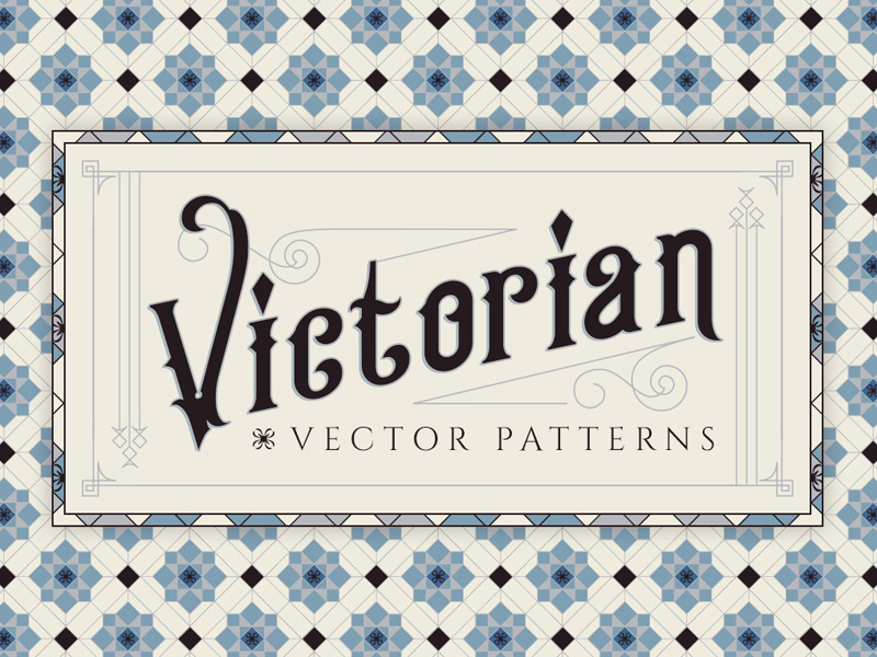 800x600 Victorian Vector Patterns