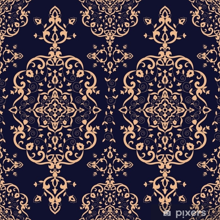 700x700 Baroque Floral Pattern Vector Seamless Victorian Luxury