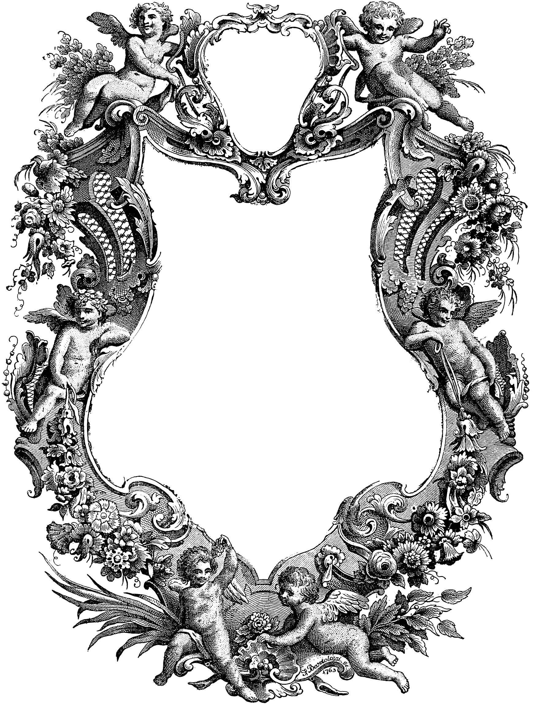 1739x2299 Cliparts For Free Download Deco Clipart Victorian Scroll