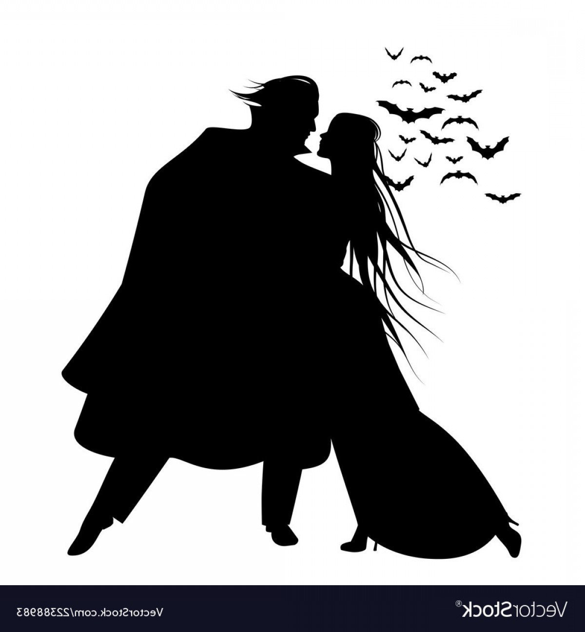 1200x1296 Silhouette Of Romantic And Victorian Couple Vector Geekchicpro