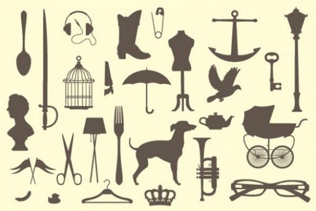 626x417 Vintage Silhouettes Vintage Victorian Silhouettes Pack