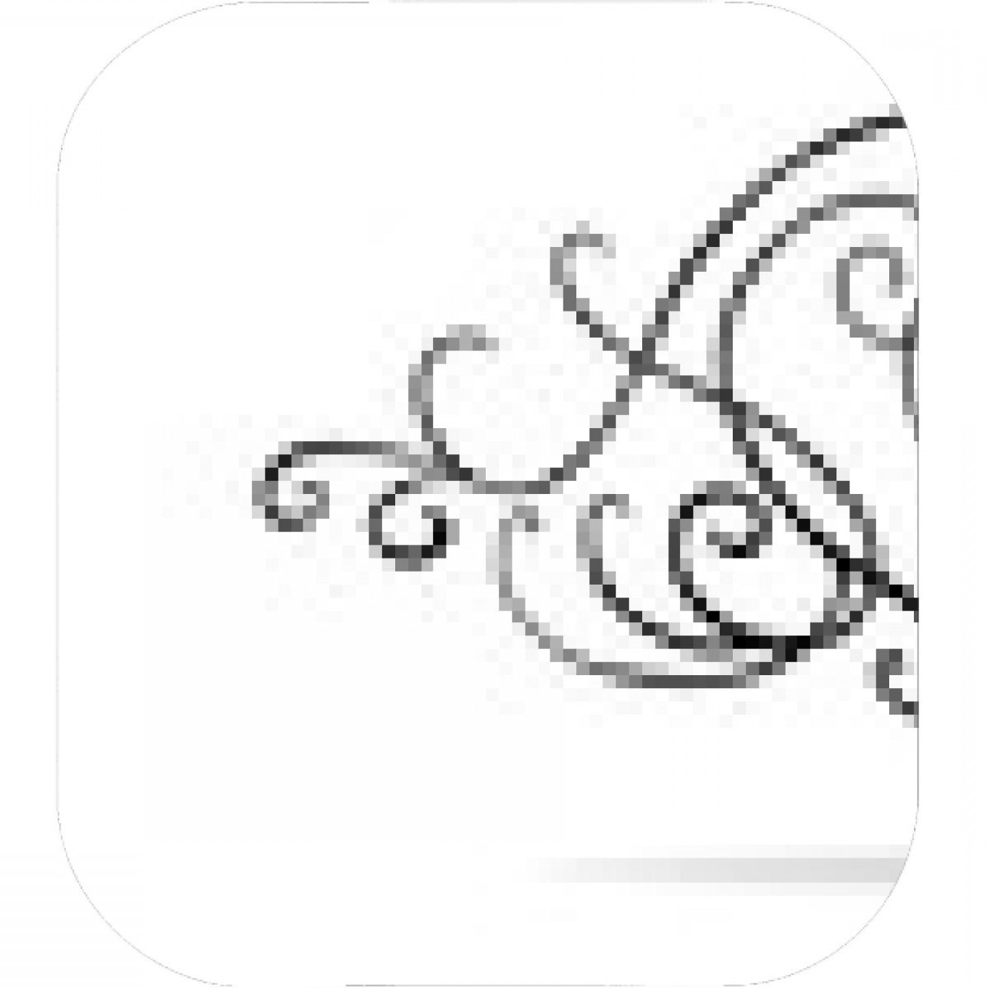 Vector Of Curls And Swirls In Symmetrical Pattern Wedding Design 1440x1440 Vector Of Curls And Swirls In Symmetrical Pattern Wedding Design