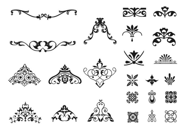 Victorian Ornament Vector Pack 700x490 Victorian Ornament Vector Pack