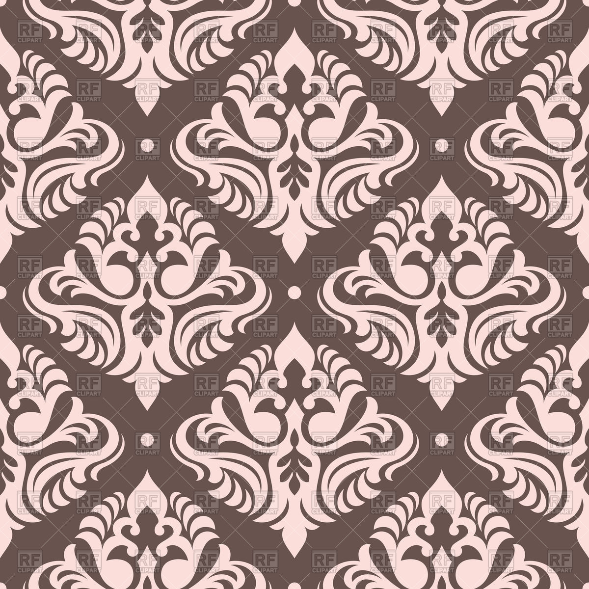 Seamless Pink Victorian Wallpaper Vector Image Of Backgrounds 1200x1200 Seamless Pink Victorian Wallpaper Vector Image Of Backgrounds