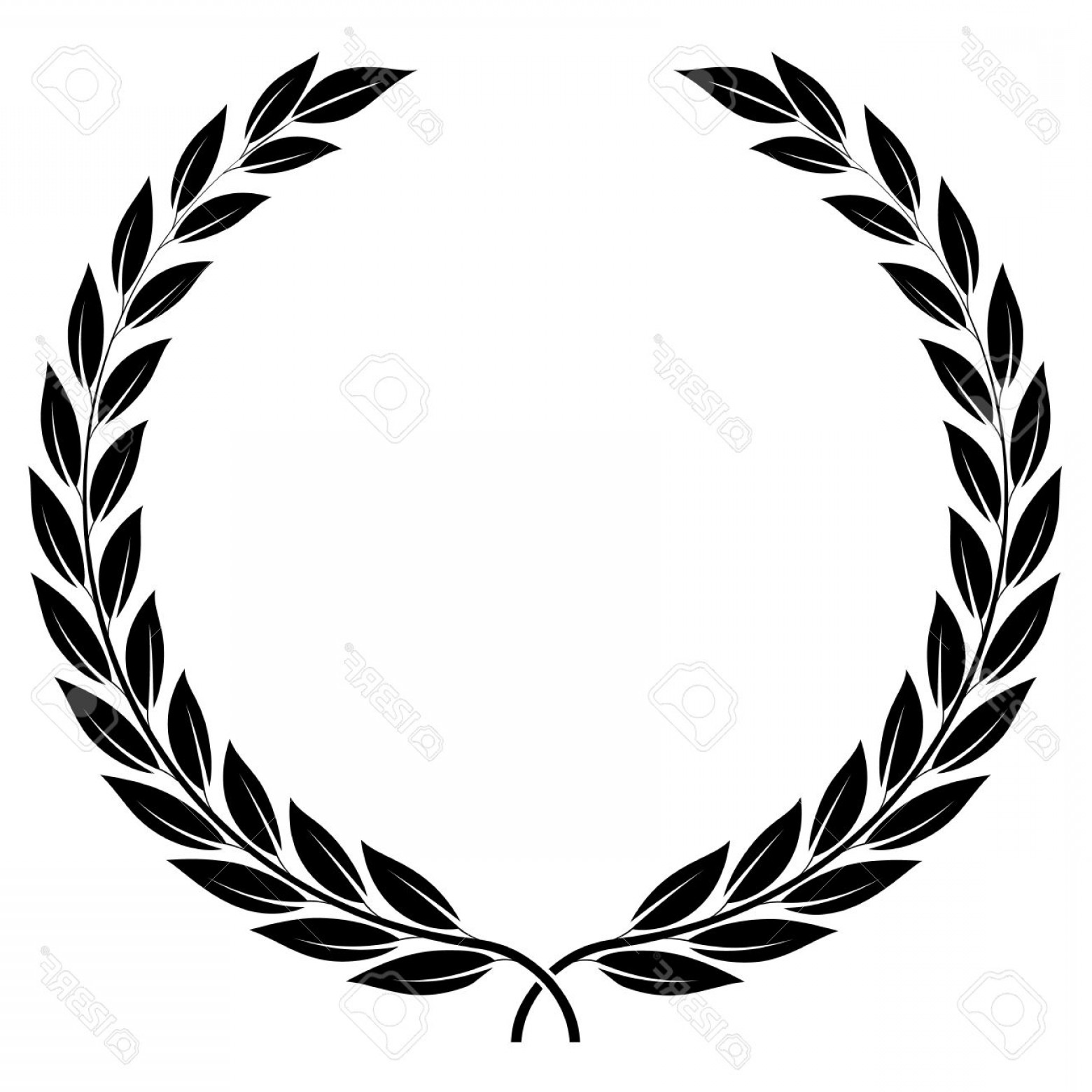 1560x1560 Photostock Vector A Laurel Wreath Symbol Of Victory