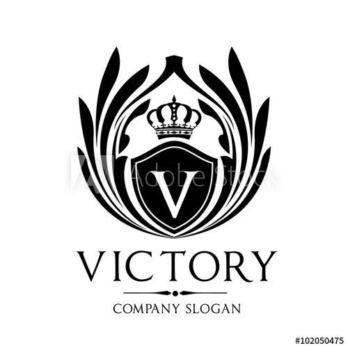 500x500 Victory Logo,crest Logo,hotel Logo,king Logo,crown Logo,vector