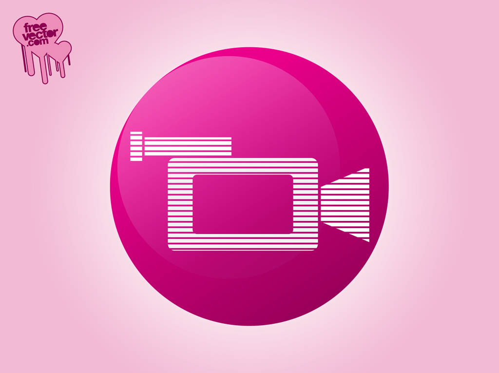 1024x765 Video Camera Icon Vector Art Graphics
