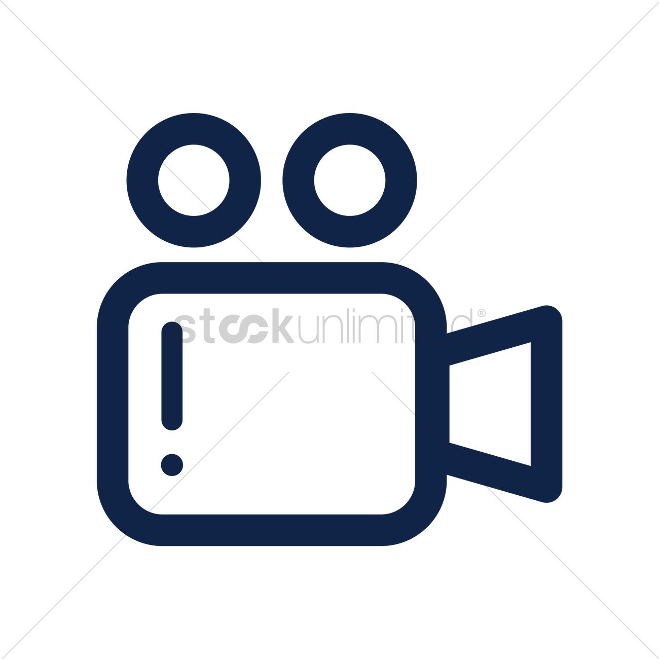 1300x1300 Video Camera Icon Vector Image