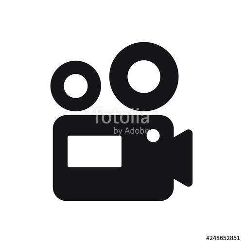 500x500 Video Camera Icon Vector Stock Image And Royalty Free Vector