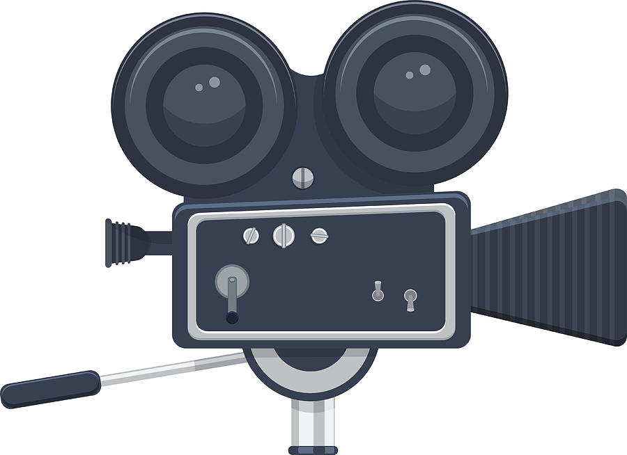 900x654 Video Camera Vector Illustration Isolated On White Background