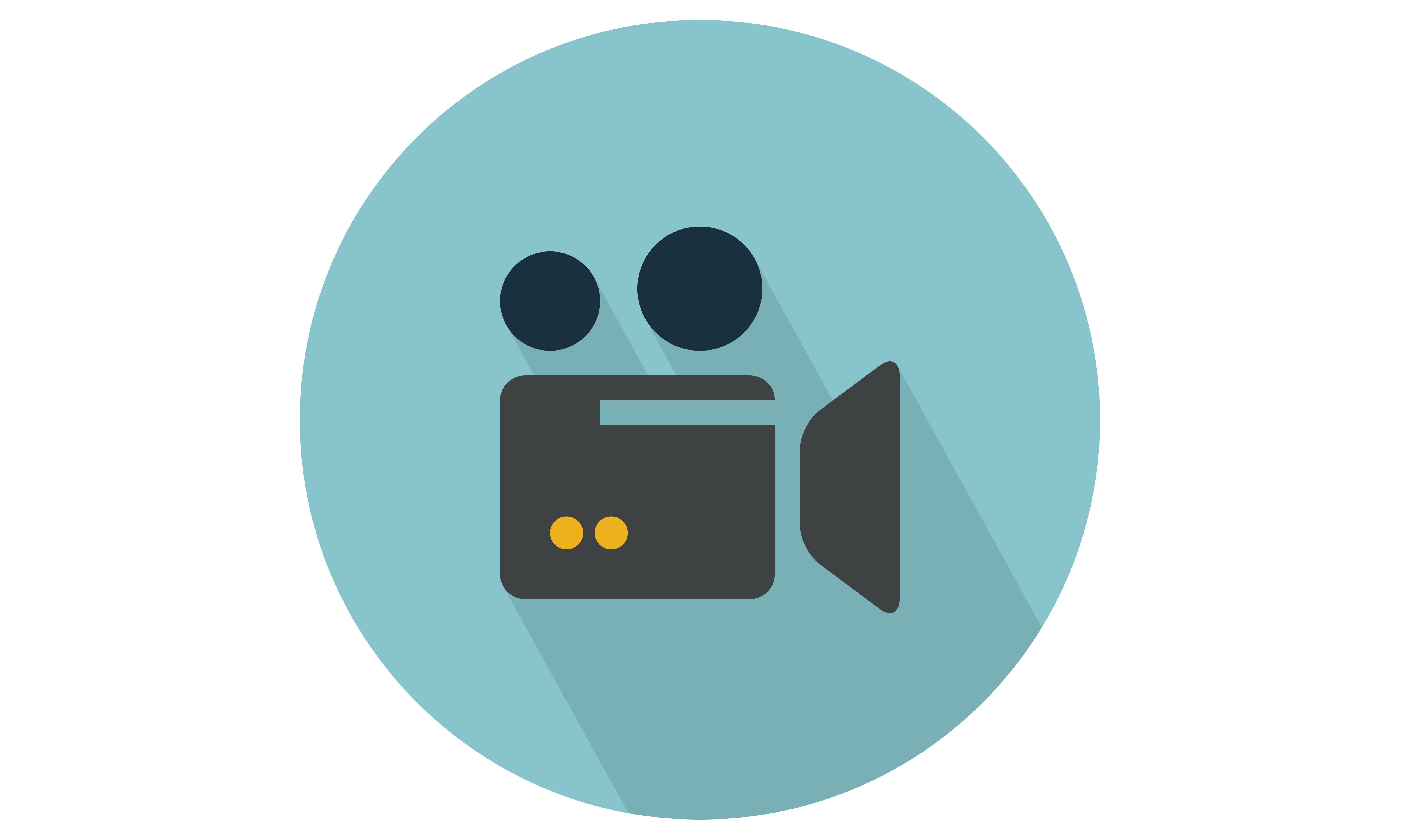 5000x3000 Movie Video Camera Vector Illustration From Our Range Of Vector