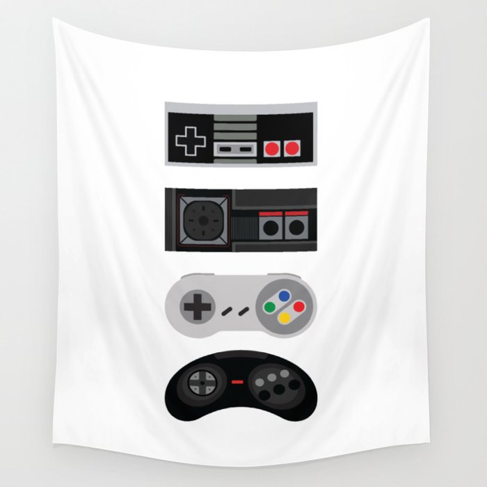 Retro Video Game Controllers 700x700 Retro Video Game Controllers