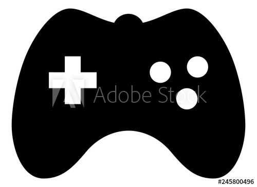 Video Game Controller Vector Icon 500x364 Video Game Controller Vector Icon