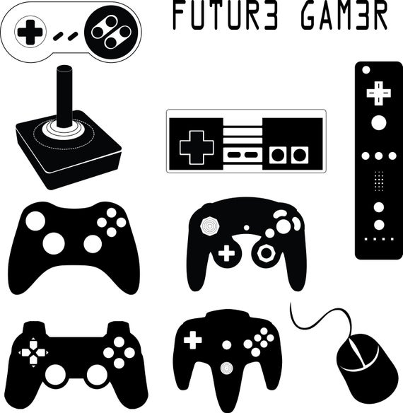 Video Game Controller Vector at Vectorified.com | Collection of Video ...