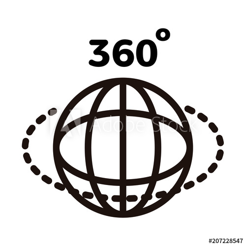Degree Panorama View For Photo And Video Icon Vector Thin 500x500 Degree Panorama View For Photo And Video Icon Vector Thin