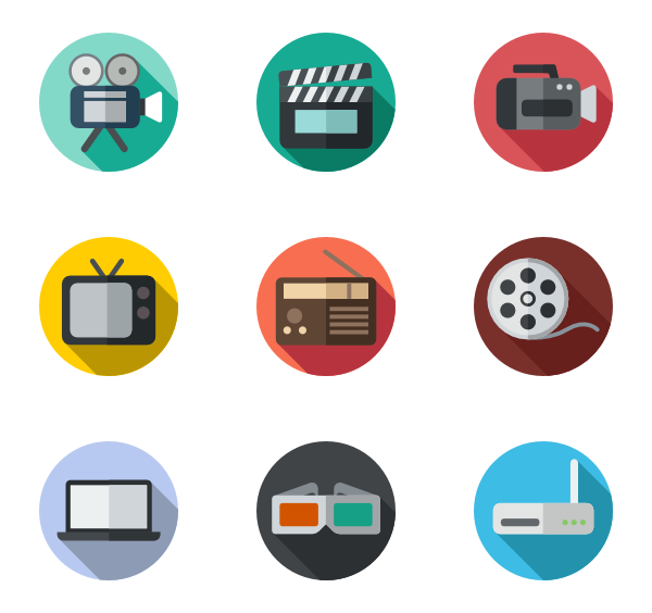 Video Player Icons 600x564 Video Player Icons