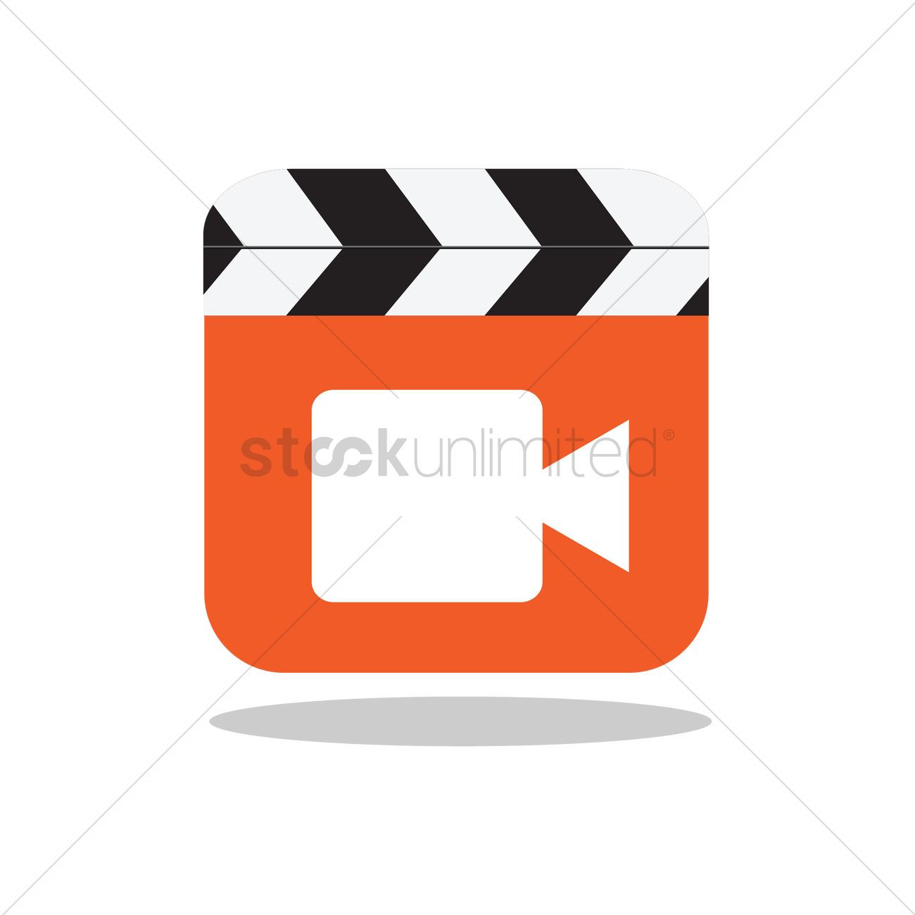 Video Player Vector Image 1300x1300 Video Player Vector Image