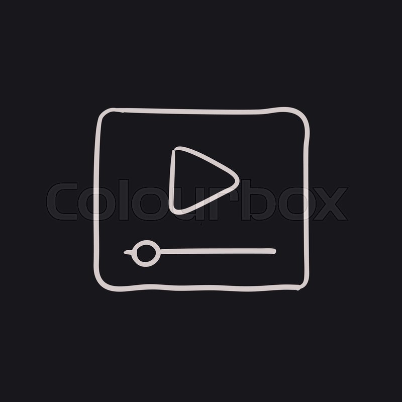 Video Player Vector Sketch Icon Stock Vector Colourbox 800x800 Video Player Vector Sketch Icon Stock Vector Colourbox
