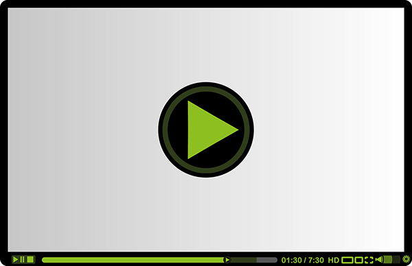 Video Player Vector Art On Behance 600x388 Video Player Vector Art On Behance