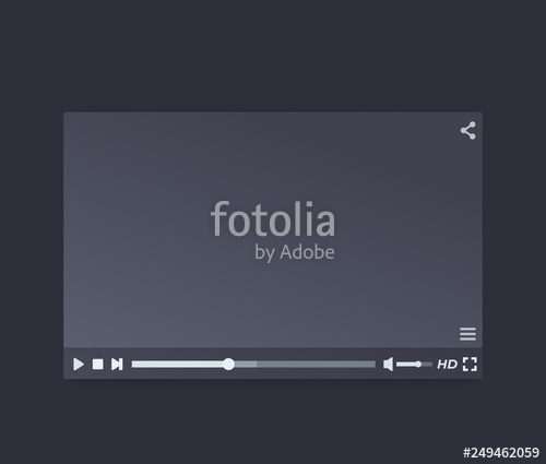 Video Player Vector Interface Design Stock Image And Royalty Free 500x425 Video Player Vector Interface Design Stock Image And Royalty Free