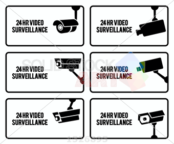 Stock Illustration Of Six Black Hour Video Surveillance Vector 340x283 Stock Illustration Of Six Black Hour Video Surveillance Vector