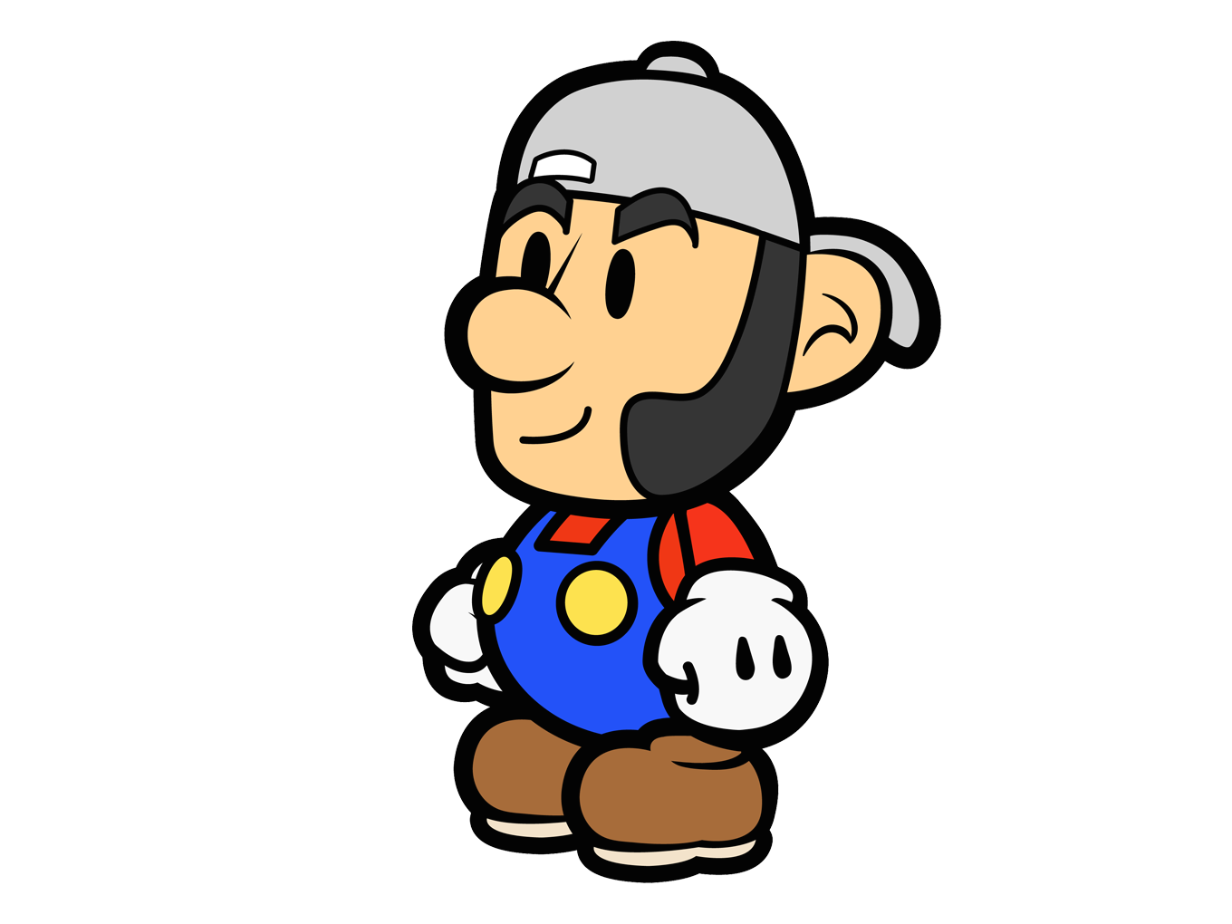 1360x1020 Me Like Mario Paper