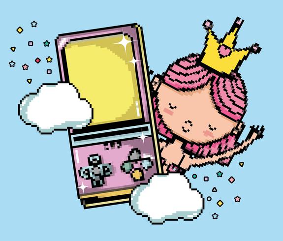 575x490 Pixel Art Videogame Vector