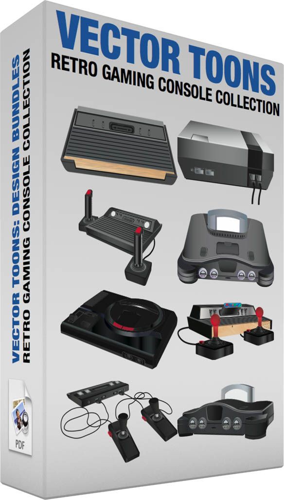 584x1029 Retro Gaming Console Collection