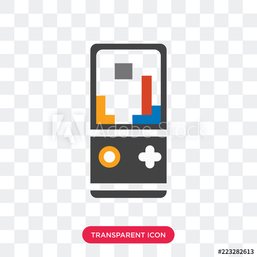 500x500 Videogame Vector Icon Isolated On Transparent Background