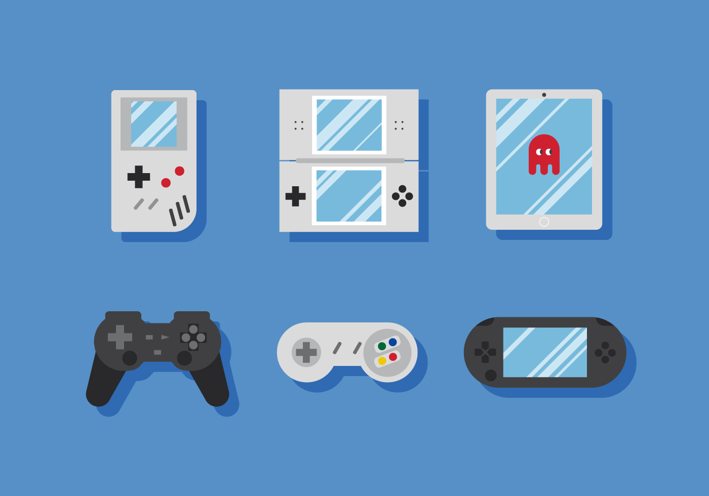 1400x980 Gaming Free Vector Art