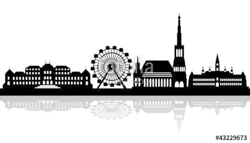 500x286 Wien Skyline Mit Wahrzeichen