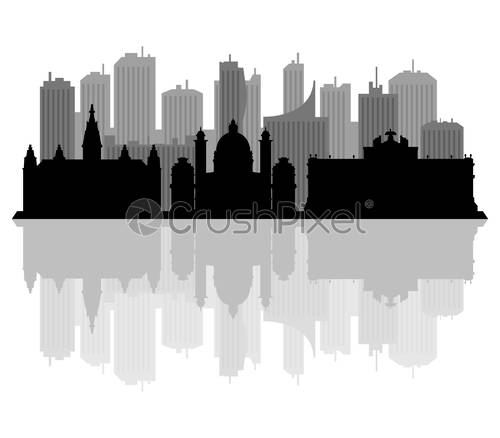500x438 Vienna Skyline