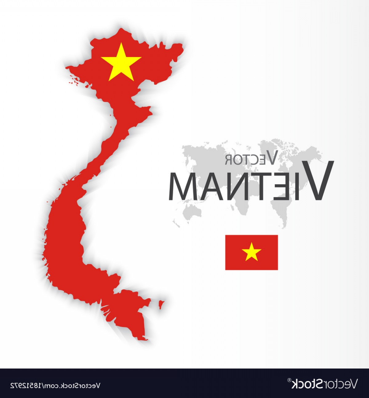 Vietnam на белом фоне