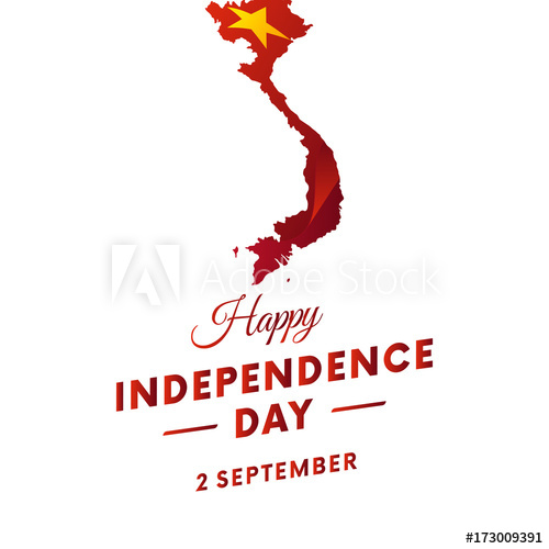 500x500 Vietnam Independence Day Vietnam Map Vector Illustration